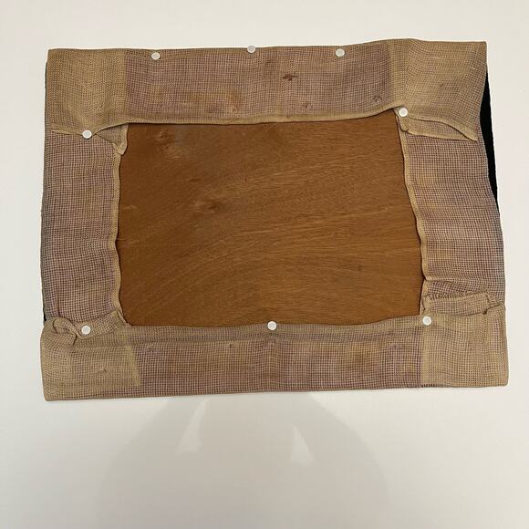 Vintage Needlepoint Canvas of Flowers and Fruit on Table - 1965 - Picture 2 of 5